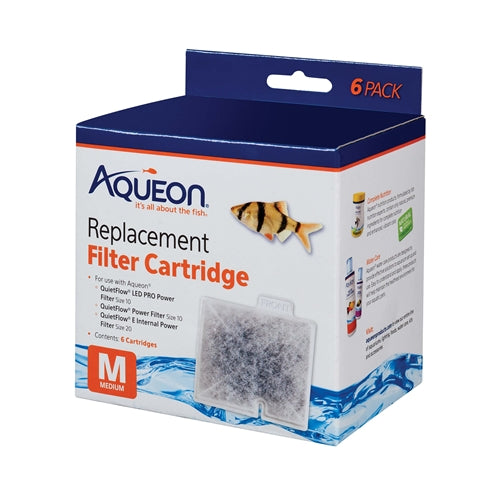 Aqueon QuietFlow 10 Filter Cartridge Medium 6-pack