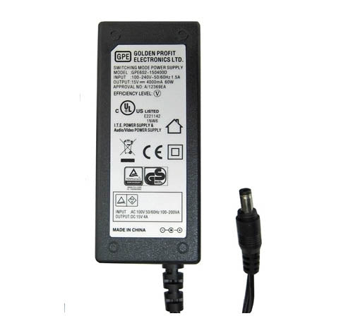 Lifegard Aquatics LED Light Replacement Power Adapter Type 2 (Model GPE602-150400D)