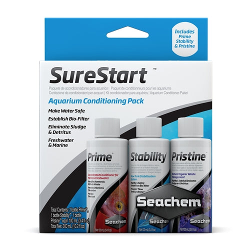 Seachem Sure Start Aquarium Conditioning Pack