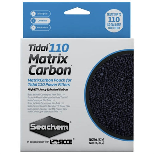 Seachem Tidal 110 Filter Replacement Matrix Carbon 275 ml