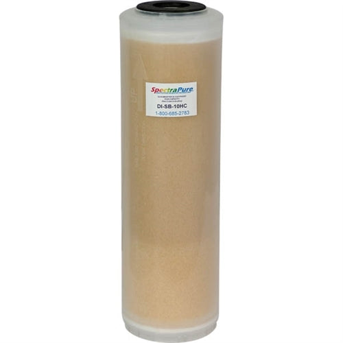SpectraPure SilicaBuster Semiconductor Grade (Non-Indicating) High Capacity Shell 10" SuperDI Cartridge (Model DI-SB-10HC)