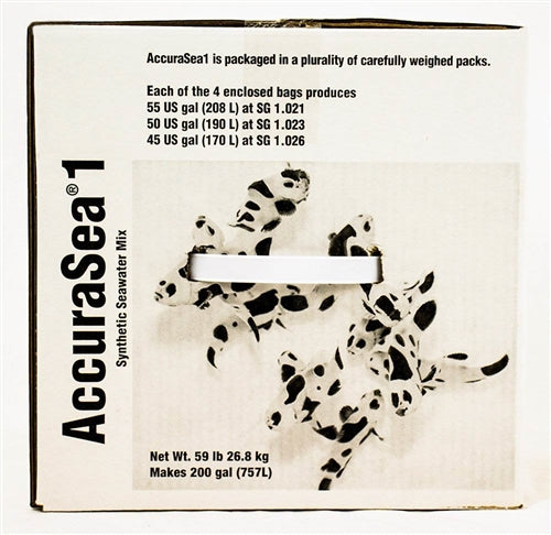 Two Little Fishies AccuraSea1 Artificial Seawater Mix, 200 gallon NO FREE FREIGHT