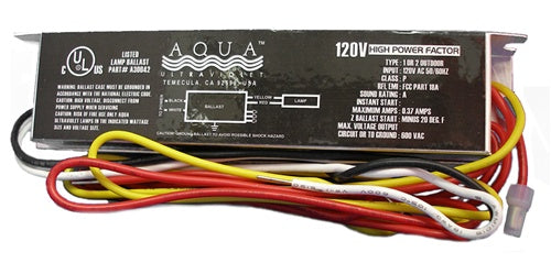 Aqua Ultraviolet UV Sterilizer 40 Watt Replacement Transformer Raw Ballast
