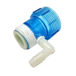 Aqua Ultraviolet Quartz Cap w/ Ring, Clear Blue TOP for OZONE UNITS