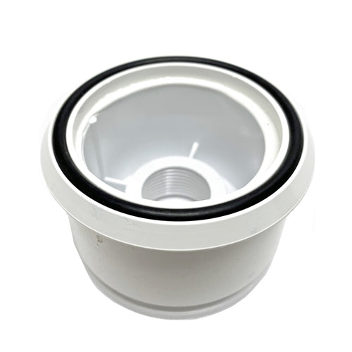 Aqua Ultraviolet UV Sterilizer Half Union, 3/4 inch Reducer Bushing, Without Threads, White