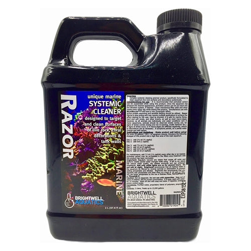 Brightwell Aquatics Razor Marine, Systemic Cleaner, 2 L