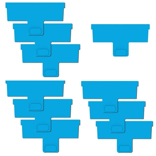 Continuum Aquatics AquaBlade-P Acrylic Safe Replacement Plastic Blade, 10-Pack