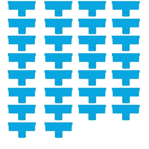 Continuum Aquatics AquaBlade-P Acrylic Safe Replacement Plastic Blade, 30-Pack
