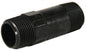Nylon Nipple 1" MPT x 1" MPT x 3" length, black