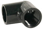 Schedule 40 PVC Elbow 1/2" Slip X 1/2" FPT Black