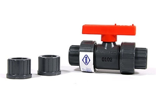 True Union Ball Valve 3/4" (w/ inserts for slip or thread)