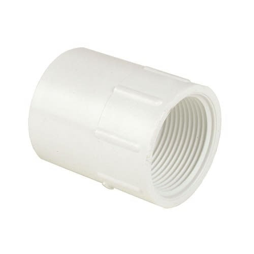 Schedule 40 PVC Female Adapter 1-1/2" Slip x 1-1/2" Thread