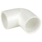 Dura Schedule 40 PVC Elbow 1" Slip X 1" Slip White