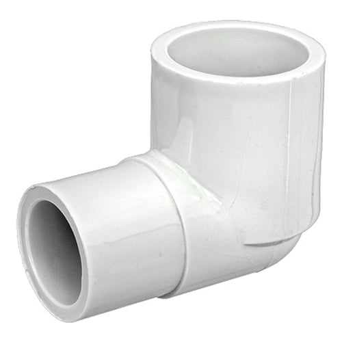 Dura Schedule 40 PVC 90 Street Elbow 1/2" Spg X 1/2" Slip White