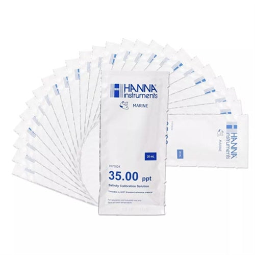 Hanna Salinity Calibration Solution, 25 Sachet Box