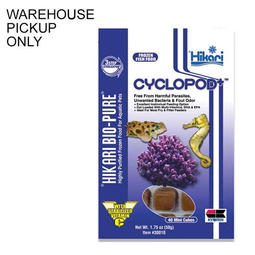 Hikari USA Cyclopod+ Frozen Fish Food, 1.75 oz (WAREHOUSE PICKUP ONLY)