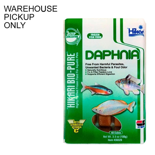 Hikari USA Daphnia Frozen Fish Food, 3.5 oz (WAREHOUSE PICKUP ONLY)
