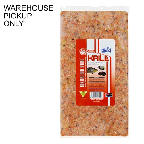 Hikari USA Bio-Pure Frozen Krill Fish Food, 16 oz (WAREHOUSE PICKUP ONLY)