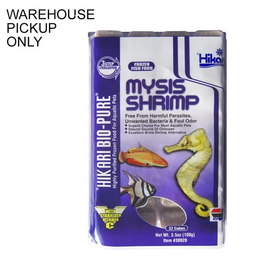 Hikari USA Bio-Pure Frozen Mysis Shrimp Fish Food, 3.5 oz (WAREHOUSE PICKUP ONLY)