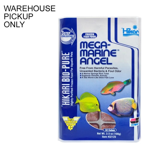 Hikari USA Mega-Marine Angel Frozen Fish Food, 3.5 oz (WAREHOUSE PICKUP ONLY)