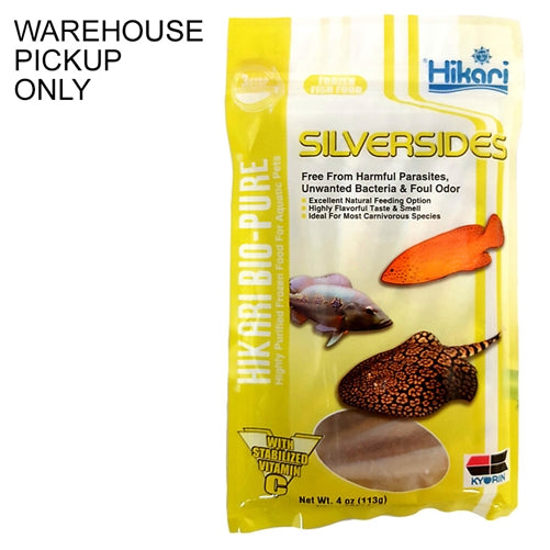 Hikari USA Silversides Frozen Fish Food, 4 oz (WAREHOUSE PICKUP ONLY)