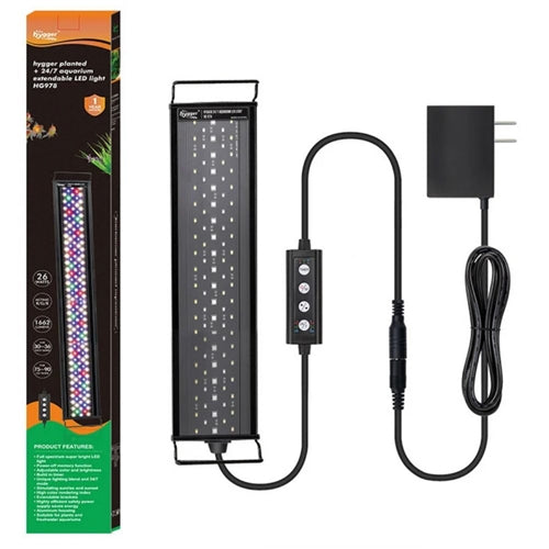 Hygger Nature LED Fish Tank Lights 42W 48-54"