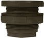 Inland Seas PVC Bulkhead Tank Adapter, 3/4" Thread x Thread, Schedule 80, Gray
