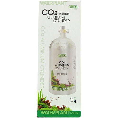 ista Aluminum CO2 Cylinder, 2.0L (Full) (CAN NOT BE SHIPPED EXPEDITED OR TO HAWAII OR ALASKA)