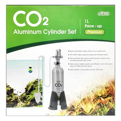 Ista CO2 Aluminum Supply Set 1L (Premium) (CAN NOT BE SHIPPED EXPEDITED OR TO HAWAII OR ALASKA)