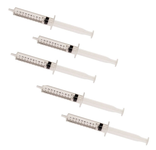 Aquarium Additive 10 ml Measuring/Dosing Syringe 5 Pack
