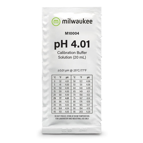 Milwaukee Instruments 4.01 Calibration Solution, Single Use Packet, 20ml