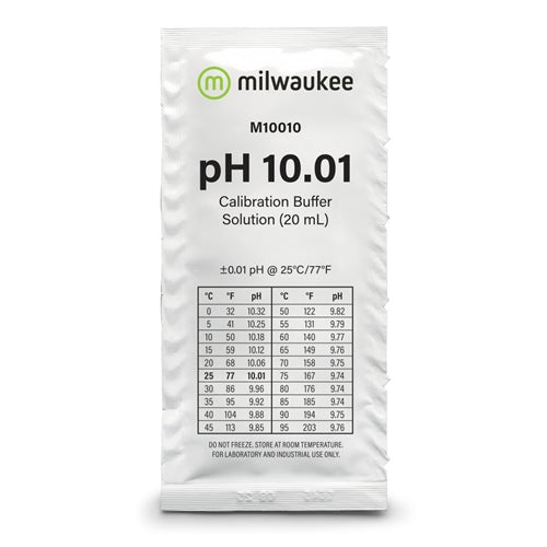 Milwaukee Instruments 10.01 Calibration Solution, Single Use Packet