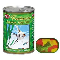 Ocean Star International (O.S.I.) Freshwater Flake Food, 7.06 oz
