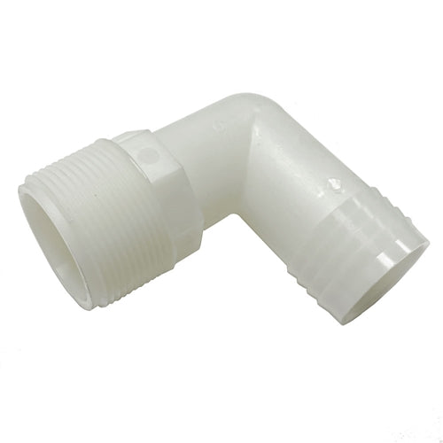 Nylon Elbow Adapters 1-1/2" MPT x 1-1/2" Hose Barb
