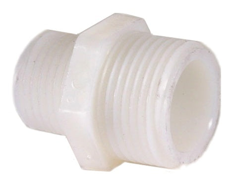 Nylon Nipple 3/4" MPT x 3/4" MPT