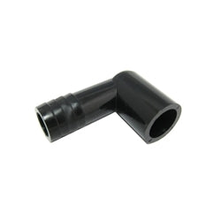 Elbow 3/4" Hose Barb x 3/4" SPG Black (NON-PVC)