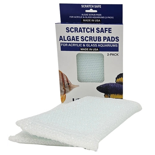 Lifegard Aquatics 4" x 6" Algae Scrub Pad for Glass & Acrylic Tanks, 2-Pack