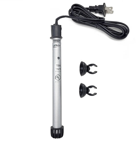 Lifegard Aquatics 75 Watt Adjustable Quartz Glass Aquarium Heater