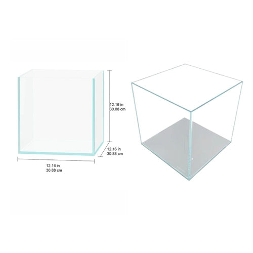 Lifegard Aquatics 7 Gallon Nano Cube Rimless Low Iron Ultra Clear Aquarium NO FREE FREIGHT