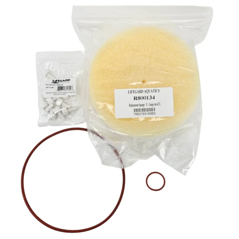 Lifegard Replacement Sponges, Nylon Screws, O-Rings for Nano Side & Top Flow Reactor (800165)