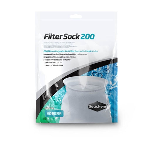 Seachem 4in 200 Micron Filter Sock