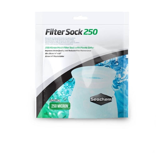 Seachem 4in 250 Micron Filter Sock