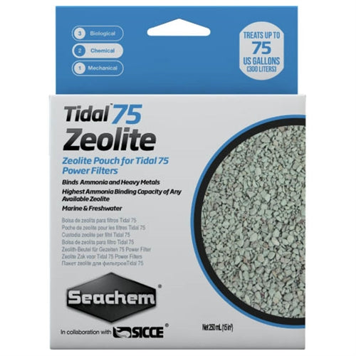 Seachem Tidal 75 Filter Replacement Zeolite 250 ml