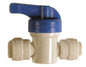 SpectraPure 2-Way Ball Valve (1/4 inch Tube Push Fittings)